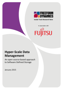 Hyper-Scale Data Management