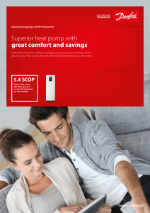 Superior heat pump with great comfort and savings