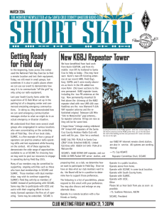 New K6BJ Repeater Tower Getting Ready for Field day