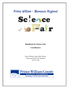 Handbook for Science Fair Coordinators
