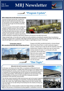 MRJ Newsletter - Mitsubishi Aircraft Corporation