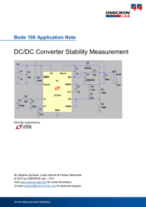 DC/DC Converter Stability Measurement