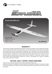 Explorer 1500 PRO Assembly Manual Size