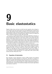 Basic elastostatics