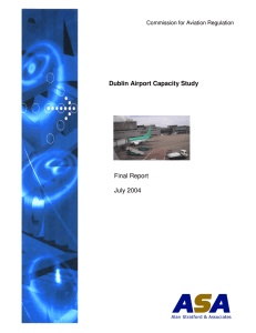 Dublin Airport Capacity Study - Commission for Aviation Regulation