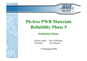 Pb Free PWB Materials 5 17 Feb 2016