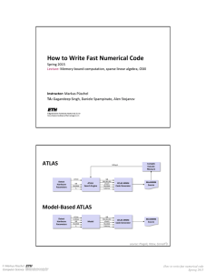 How to Write Fast Numerical Code