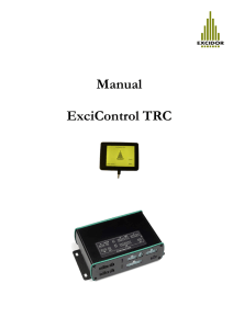 Manual ExciControl TRC
