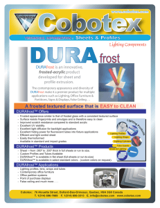 DURAfrost - Cobotex Lighting