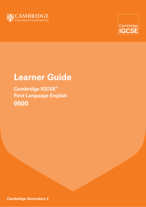0500 First Language English Learner Guide 2015.indd