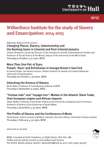 Wilberforce Institute for the study of Slavery and