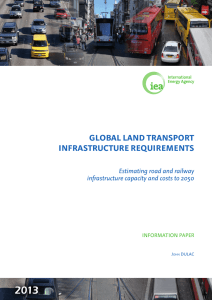 global land transport infrastructure requirements