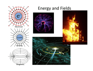 Energy and Fields