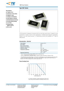 SMD Power Resistor - Allied Electronics