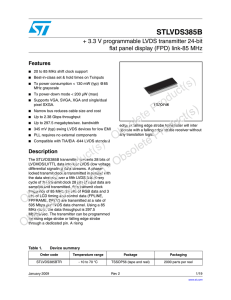 stlvds385b - STMicroelectronics