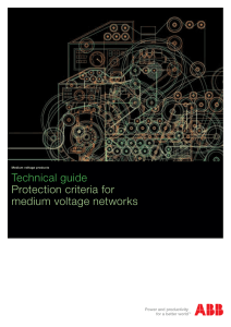 Technical guide Protection criteria for medium voltage networks