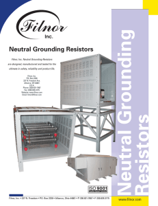 Neutral Grounding Resistors
