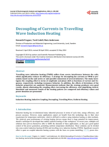 Decoupling of Currents in Travelling Wave Induction Heating