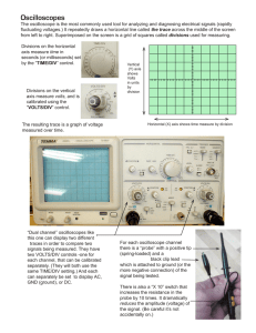 Oscilloscopes info