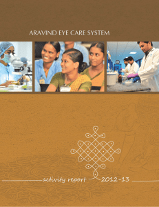 2013 - Aravind Eye Care System