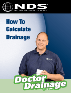 How To Calculate Drainage
