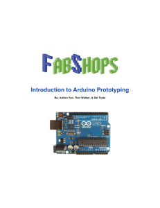 Introduction to Arduino Prototyping Tutorial Packet