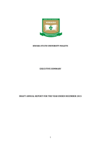Summary on Annual Reports