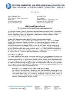 2014 Annual Progress Report Tri