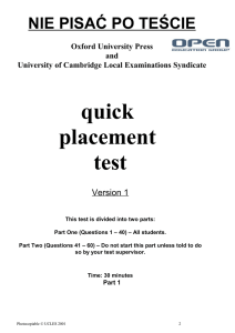 University of Cambridge Local Examinations Syndicate