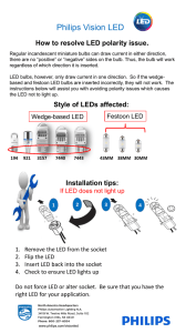 How to Resolve LED Polarity Issues