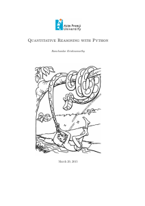 Quantitative Reasoning with Python