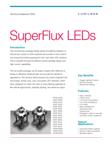 SuperFlux LEDs Technical Datasheet