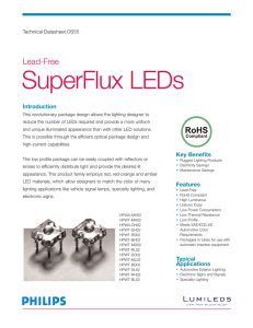 Lead-Free SuperFlux LEDs