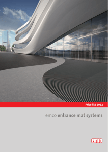 emco entrance mat systems