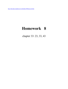 Homework 8
