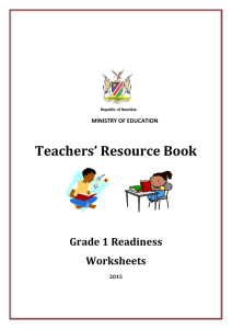 Teachers` Resource Book
