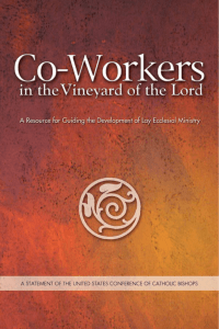 Co-Workers in the Vineyard - United States Conference of Catholic