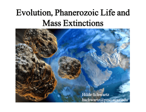 Evolution, Evolution, Phanerozoic Phanerozoic Life and M E ti ti