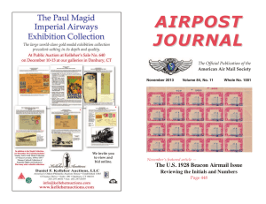 airpost journal - American Air Mail Society