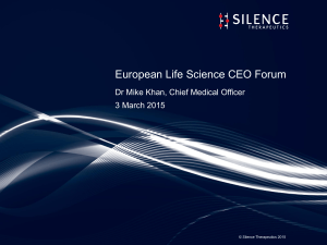 European Life Science CEO Forum