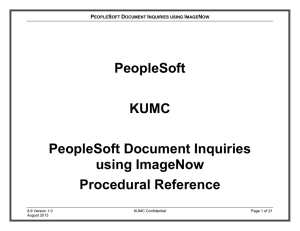 Document Inquiries using ImageNow