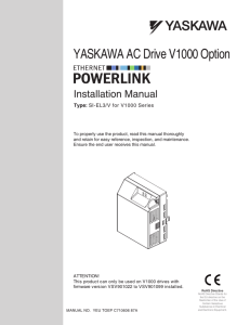 YASKAWA AC Drive V1000 Option