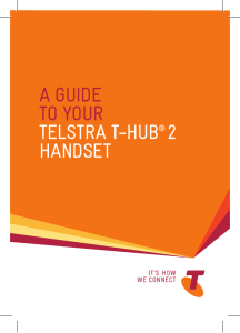 A Guide to your Telstra T