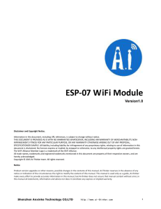 ESP-07 WiFi Module WiFi Module - EXP-Tech