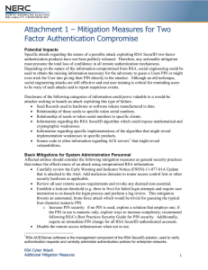 Mitigation Measures for Two Factor Authentication