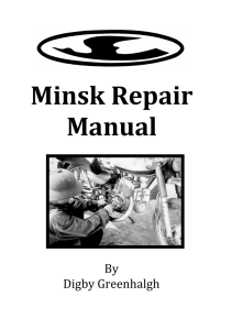 Minsk Repair Manual - Minsk Club Vietnam