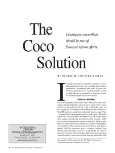The Coco Solution - The International Economy