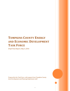 tompkins county energy and economic development task force