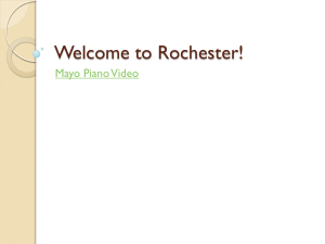 Welcome to Rochester!