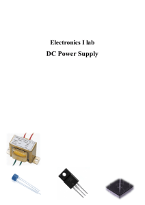 lab5:Dc Power Supply